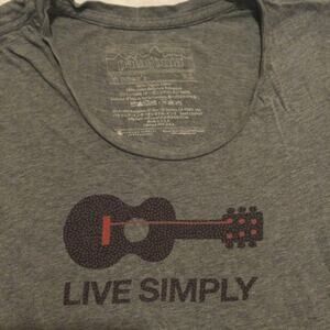 Patagonia Live Simply Guitar T-shirt Women Size XS